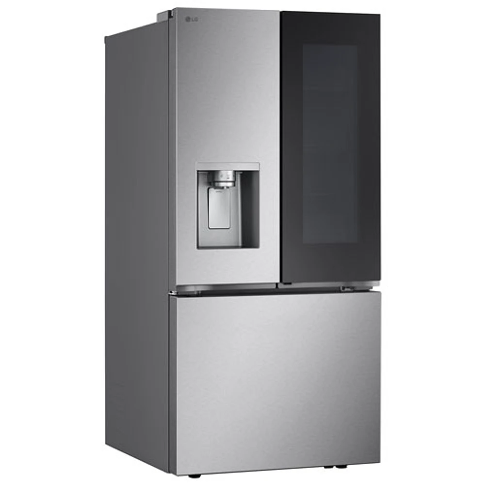 LG 33" 24.5 Cu. Ft. French Door Refrigerator with Water & Ice Dispenser (LF25S6560S) - Stainless Steel