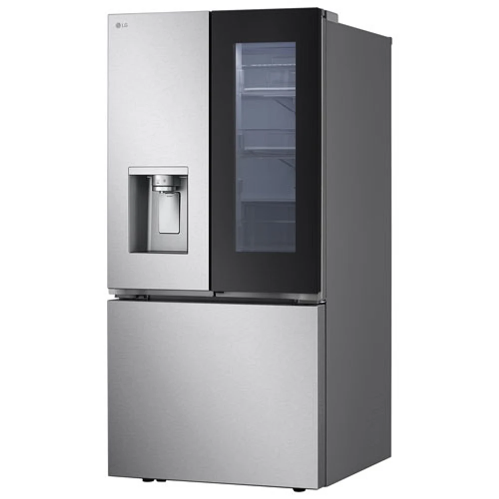 LG 33" 24.5 Cu. Ft. French Door Refrigerator with Water & Ice Dispenser (LF25S6560S) - Stainless Steel