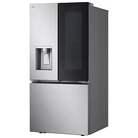 LG 33" 24.5 Cu. Ft. French Door Refrigerator with Water & Ice Dispenser (LF25S6560S) - Stainless Steel