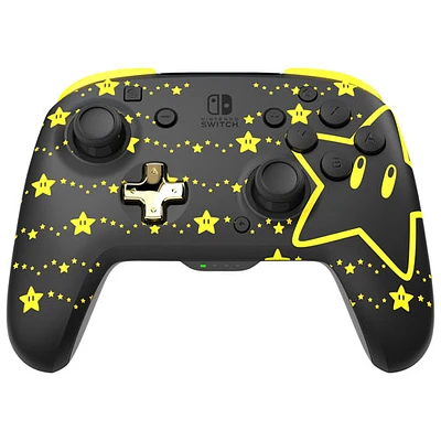 Manette de jeu sans fil REMATCH Glow de PDP pour Switch - Super étoile