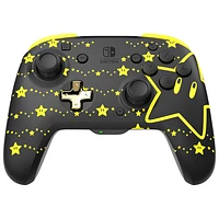 Manette de jeu sans fil REMATCH Glow de PDP pour Switch - Super étoile