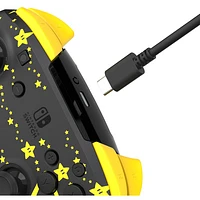 Manette de jeu sans fil REMATCH Glow de PDP pour Switch - Super étoile