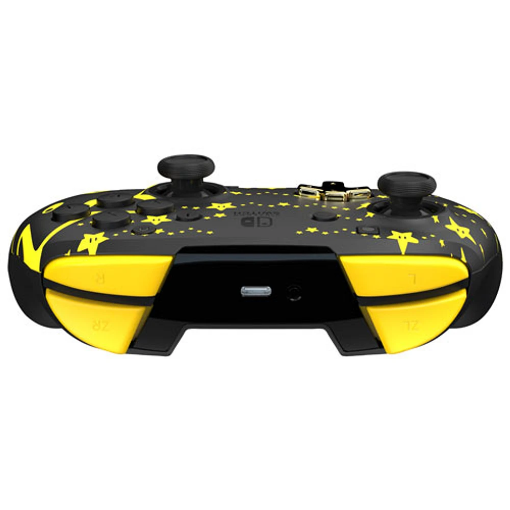 Manette de jeu sans fil REMATCH Glow de PDP pour Switch - Super étoile