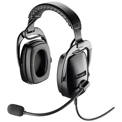 Casque d'écoute avec fil SupraPlus de HP - Noir