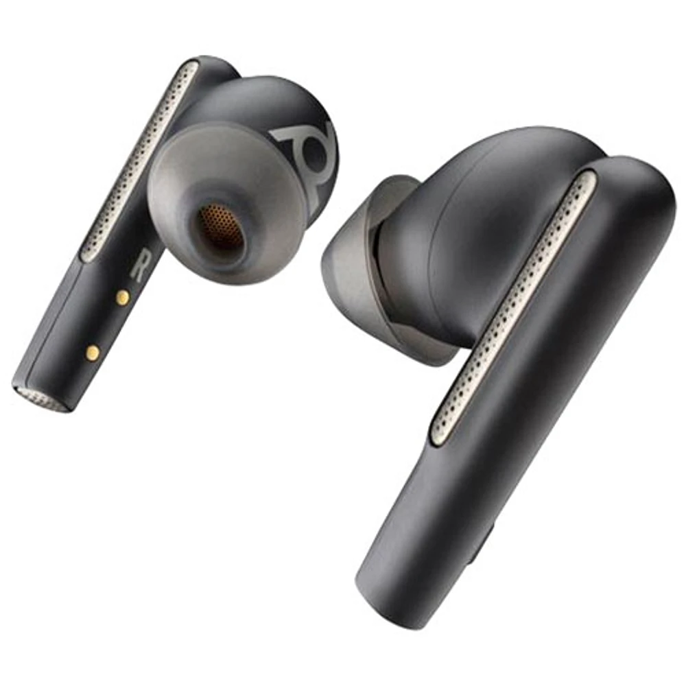Écouteurs boutons 100 % sans fil à suppression du bruit Poly de HP - Noir carbone