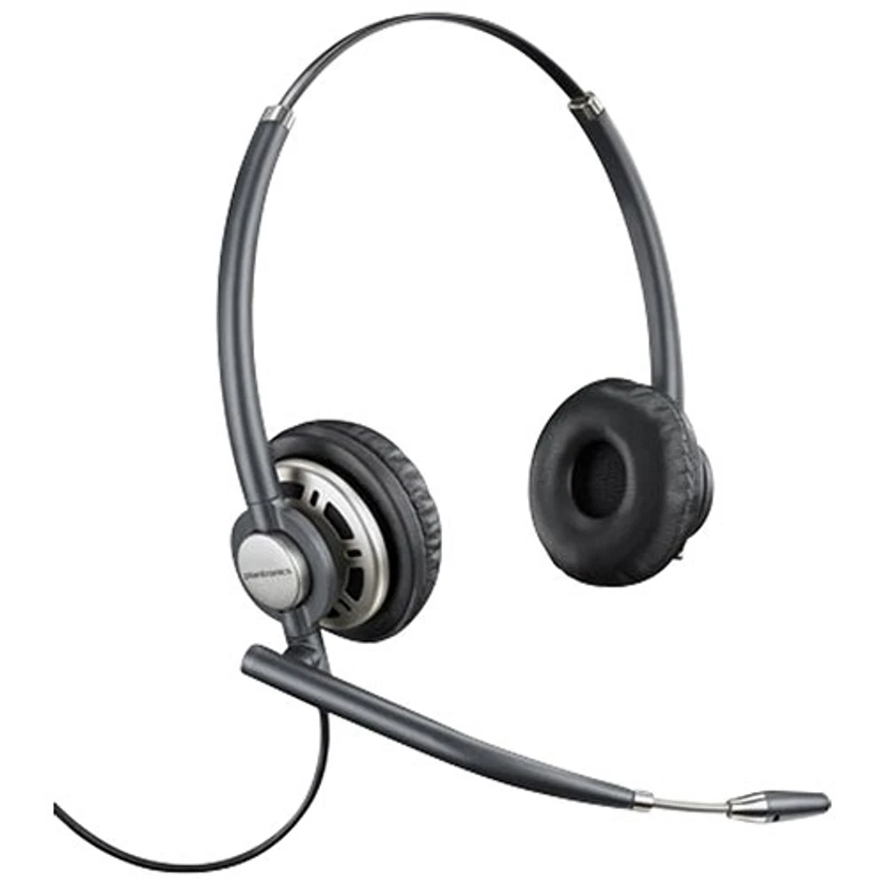 Casque d'écoute supra-auriculaire à suppression du bruit Poly EncorePro 700 de HP - Noir