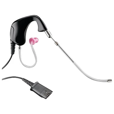 Casque d'écoute intra-auriculaire avec fil à suppression du bruit type H 4 broches QD de HP - Noir