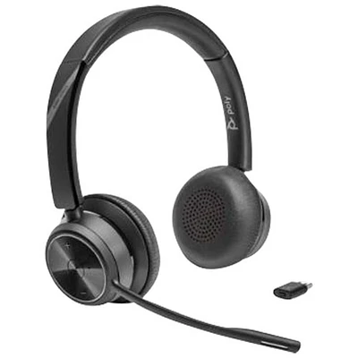 Casque d'écoute sans fil à suppression du bruit Savi 7300 UC de HP - Noir