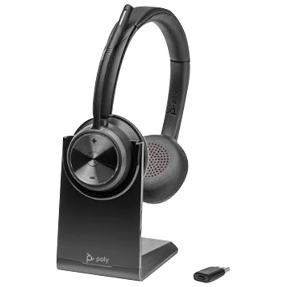 Casque d'écoute sans fil à suppression du bruit Savi 7300 UC de HP - Noir