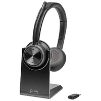 Casque d'écoute sans fil à suppression du bruit Savi 7300 UC de HP - Noir