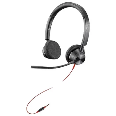 Casque d'écoute supra-auriculaire Blackwire 3300 de HP - Noir