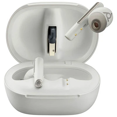 HP Poly In-Ear Noise Cancelling True Wireless Earbuds - White Sand