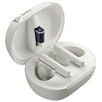HP Poly In-Ear Noise Cancelling True Wireless Earbuds - White Sand