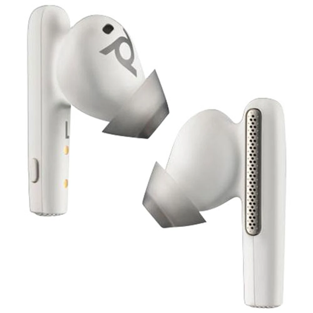 HP Poly Voyager Free 60 UC In-Ear Noise Cancelling True Wireless Earbuds - White Sand