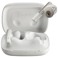 HP Poly Voyager Free 60 UC In-Ear Noise Cancelling True Wireless Earbuds - White Sand