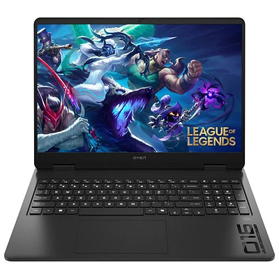 Portable de jeu 16 po de HP - Noir ombragé (Ryzen AI 7 350 d'AMD/RAM 32 To/SSD 1 To/GeForce RTX 5070/Windows 11 Famille)