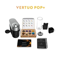 Machine à café/espresso Vertuo Pop+ Deluxe de Nespresso par De'Longhi - Titane