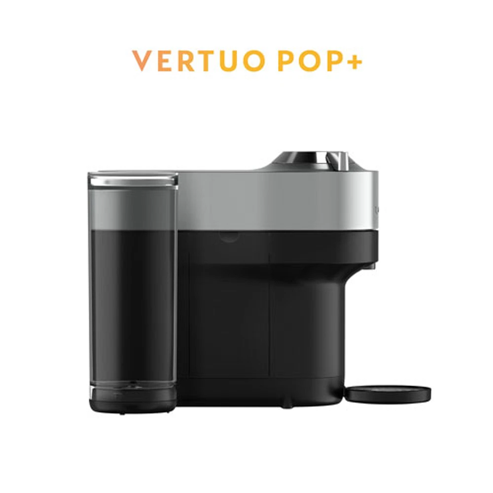 Machine à café/espresso Vertuo Pop+ Deluxe de Nespresso par De'Longhi - Titane