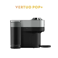 Machine à café/espresso Vertuo Pop+ Deluxe de Nespresso par De'Longhi - Titane