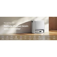 Narwal Freo Z10 Wi-Fi Connected Robot Vacuum & Mop Bundle with Mop Bonus Pack - White