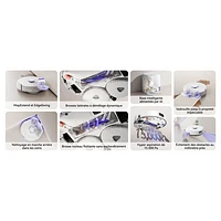 Narwal Freo Z10 Wi-Fi Connected Robot Vacuum & Mop Bundle with Mop Bonus Pack - White