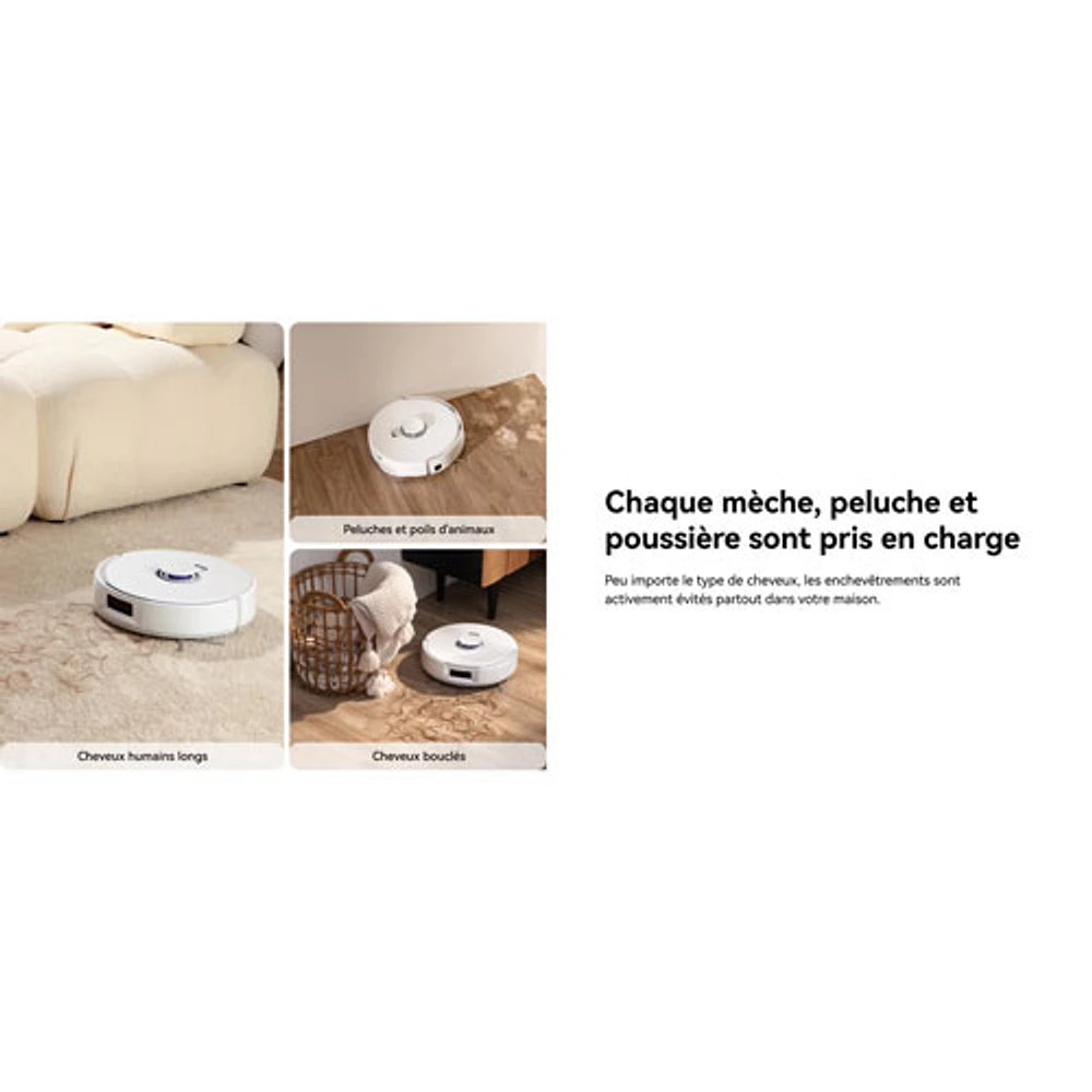 Narwal Freo Z10 Wi-Fi Connected Robot Vacuum & Mop Bundle with Mop Bonus Pack - White