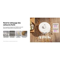 Narwal Freo Z10 Wi-Fi Connected Robot Vacuum & Mop Bundle with Mop Bonus Pack - White