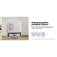 Aspirateur robot à vadrouille avec connectivité Wi-Fi Freo Z10 de Narwal - Blanc
