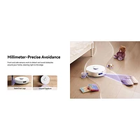 Narwal Freo Z10 Wi-Fi Connected Robot Vacuum & Mop Bundle with Mop Bonus Pack - White