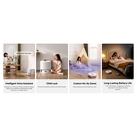 Narwal Freo Z10 Wi-Fi Connected Robot Vacuum & Mop Bundle with Mop Bonus Pack - White