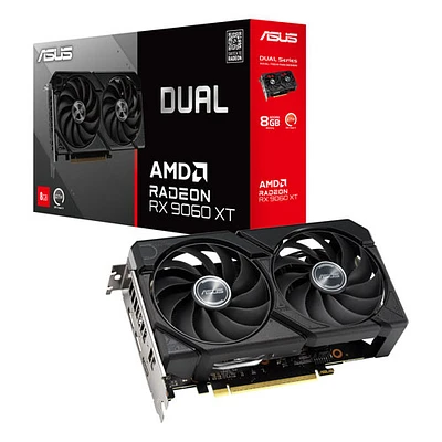 Carte graphique Dual Radeon RX 9060 XT GDDR6 de 8 Go d'ASUS