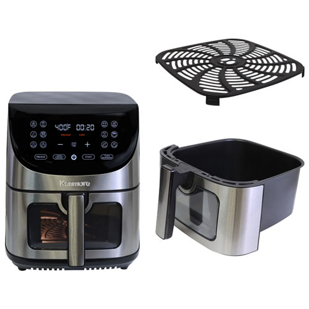 Friteuse à air chaud numérique de Kenmore - 7,8 l/8 pte - Noir