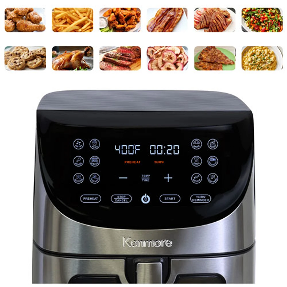 Kenmore Digital Air Fryer - 7.8L/8QT - Black