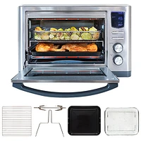 Kenmore Digital Air Fry Convection Toaster Oven with Rotisserie - 0.83 Cu. Ft./23.6L - Stainless Steel