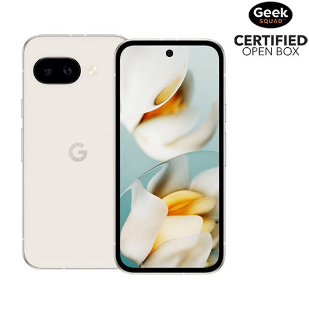 Boîte ouverte - Pixel 9a de 128 Go de Google - Porcelaine - Déverrouillé