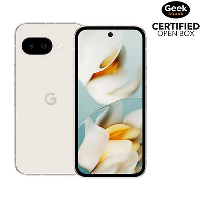 Boîte ouverte - Pixel 9a de 128 Go de Google - Porcelaine - Déverrouillé