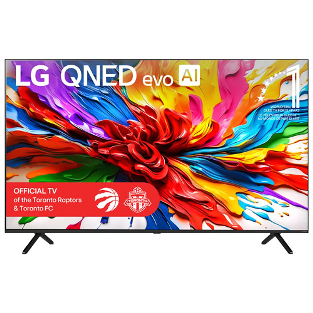 Téléviseur intelligent webOS HDR mini-DEL UHD 4K de 75 po de LG (75QNED92AUA) - 2025