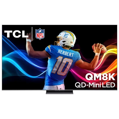 TCL QM8K-Series 65" 4K UHD HDR Mini-LED Smart Google TV (65QM8K) - 2025