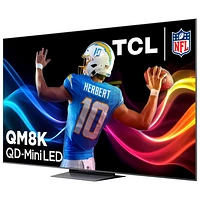 TCL QM8K-Series 65" 4K UHD HDR Mini-LED Smart Google TV (65QM8K) - 2025