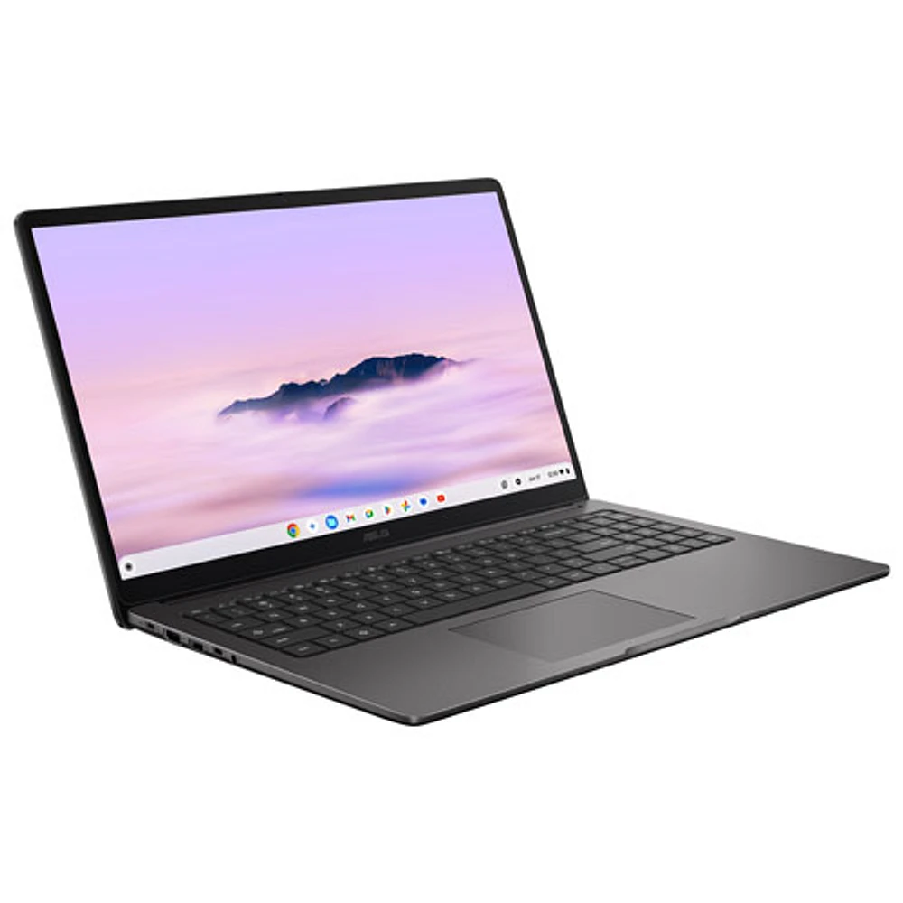 Portable 15,6 po Chromebook Plus CX15 d'ASUS - Gris rocheux (processeur Celeron 3-N355 d'Intel/RAM 8 Go/SSD 128 Go/ChromeOS)