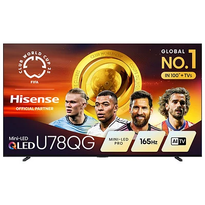 Hisense 100" 4K UHD HDR Mini-LED QLED Pro Smart Google TV (100U78QG) - 2025