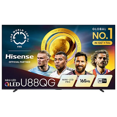 Hisense 100" 4K UHD HDR Mini-LED QLED Pro Smart Google TV (100U88QG) - 2025