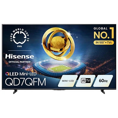 Hisense 50" 4K UHD HDR Mini-LED Smart Fire TV (50QD7QFM) - 2025