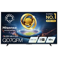 Hisense 50" 4K UHD HDR Mini-LED Smart Fire TV (50QD7QFM) - 2025