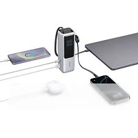 Anker Prime 25000 mAh 165W Multiport Power Bank with Smart Display - Silver