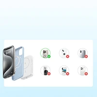 Anker ZOLO 10000 mAh Wireless Magnetic Portable Power Bank - White