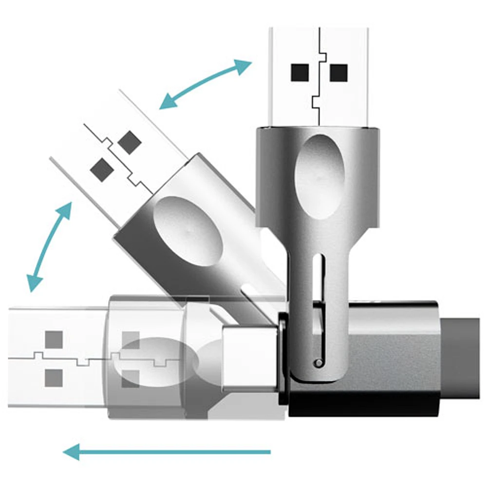 LBT MagPower Multi-Tip 1.52m (5 ft.) USB-A and USB-C/USB-C Cable