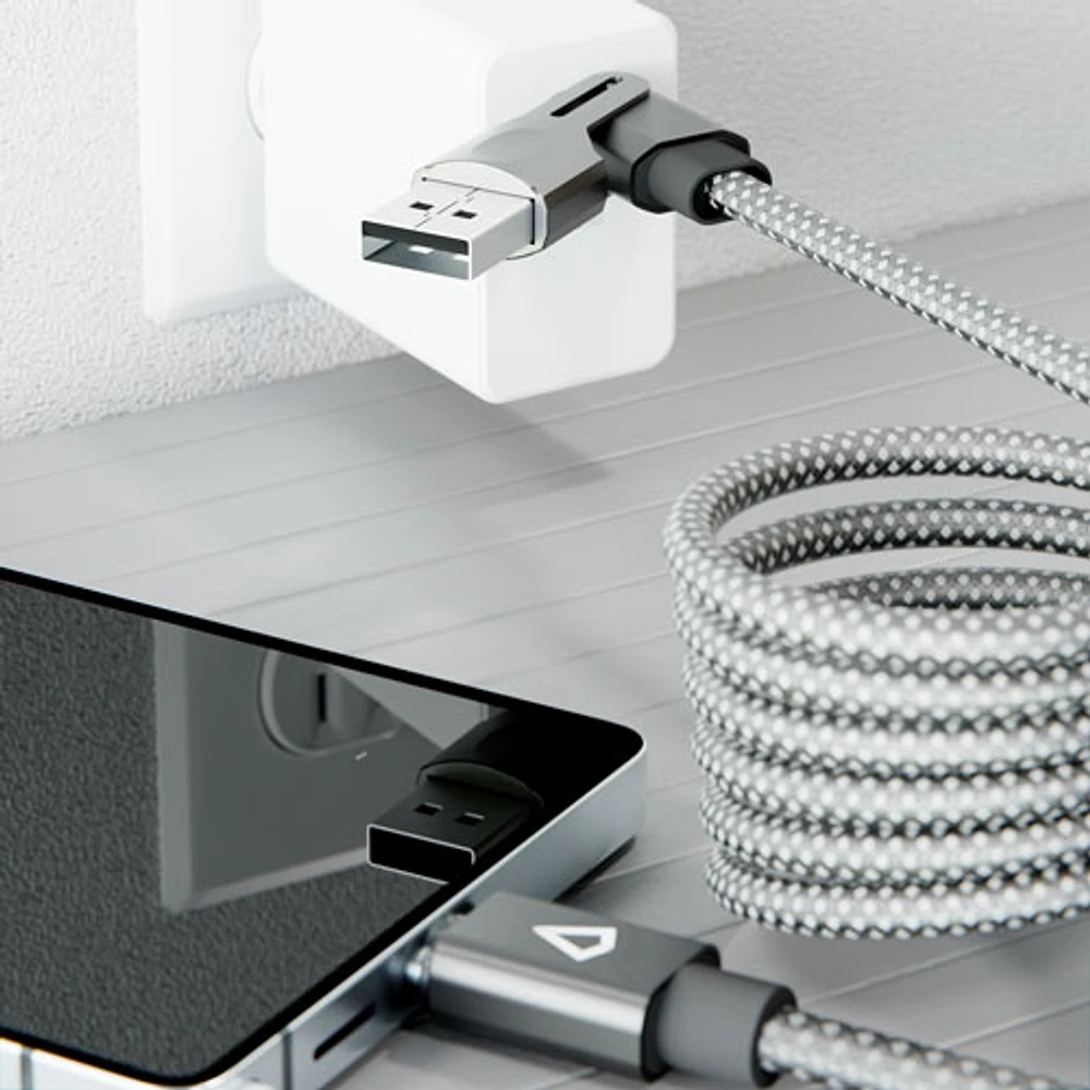 LBT MagPower Multi-Tip 1.52m (5 ft.) USB-A and USB-C/USB-C Cable