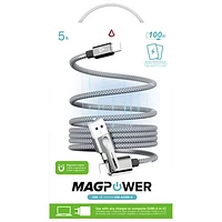 LBT MagPower Multi-Tip 1.52m (5 ft.) USB-A and USB-C/USB-C Cable