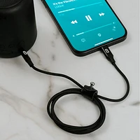 LOGiiX Piston Connect Braided 1m (3.28 ft.) 3.5mm Aux/USB-C Cable